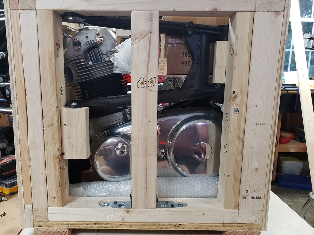 Packed Crate Drive Side