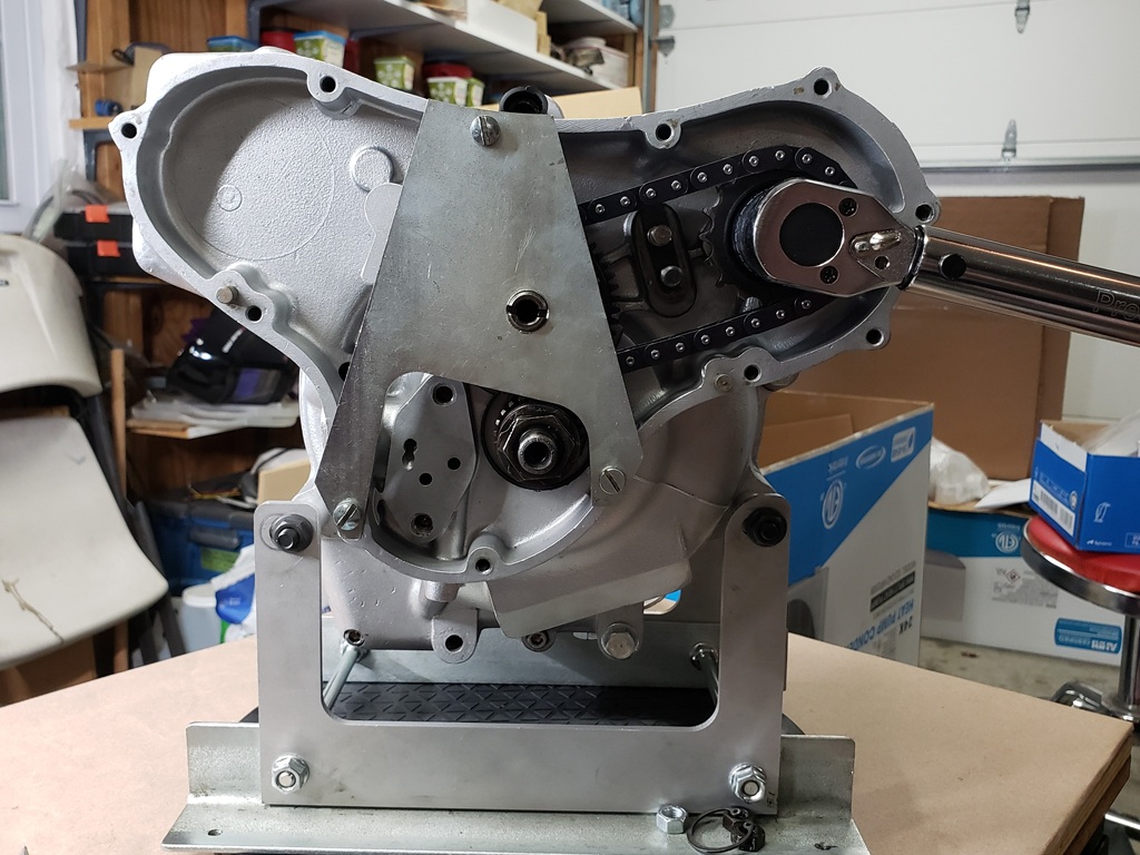 Torquing the Cam Nut wiht Spindle Tool Installed